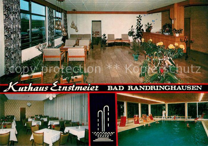 Bad Randringhausen Sanatorium Kurhaus Ernstmeier Gastraeume Hallenbad