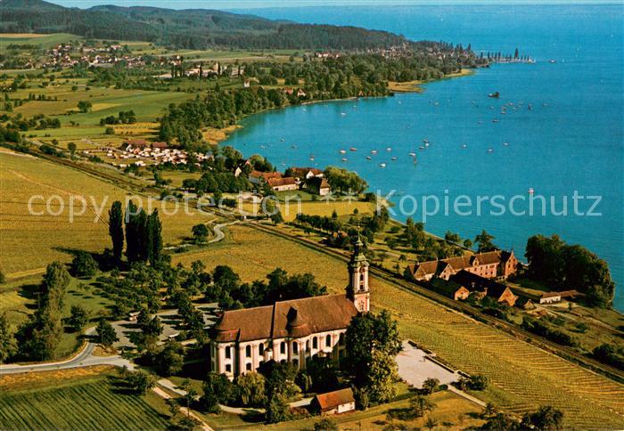 Birnau Bodensee Basilika Birnau Fliegeraufnahme