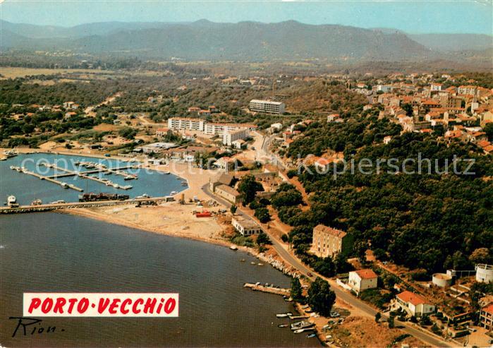 Porto-Vecchio Le Port Fliegeraufnahme