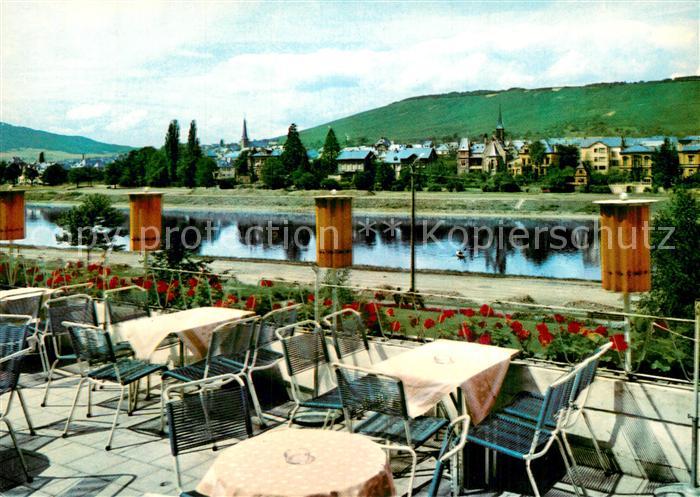 BERNKASTEL-KUES Berncastel Rheinland-Pfalz Terrassen Hotel Pension Haus Behrens