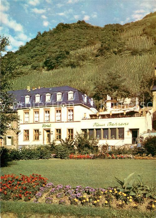 BERNKASTEL-KUES Berncastel Rheinland-Pfalz Terrassen Hotel Pension Haus Behrens