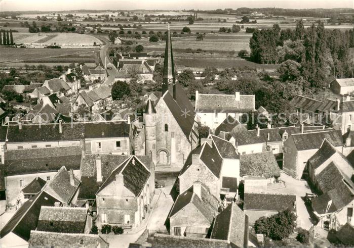 Souvigne d Indre-et-Loire Eglise Vue aerienne