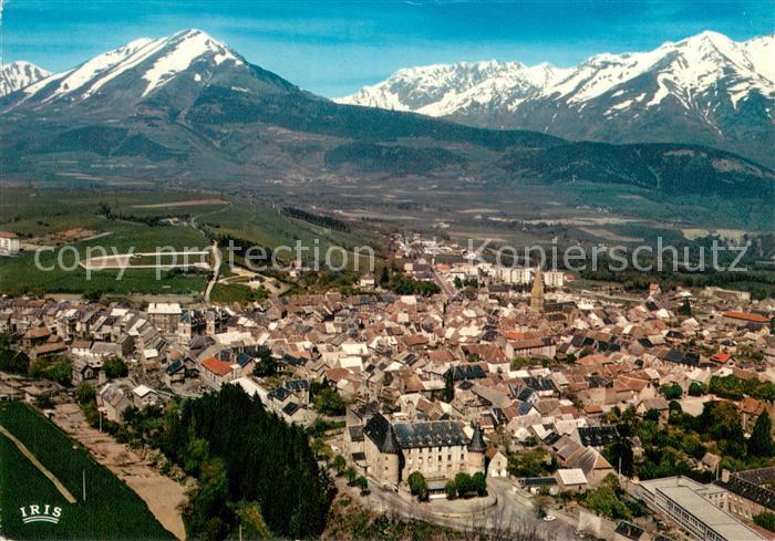 La Mure Sur la Route Napoleon Vue generale aerienne