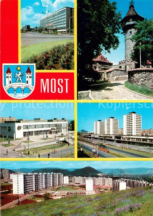 Most Bruex Czechia Banske stavby Hnevin Kino Kosmos Obch centrum Rozkvet Sidlist