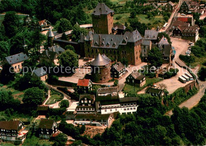 Burg Wupper Schloss Burg Fliegeraufnahme
