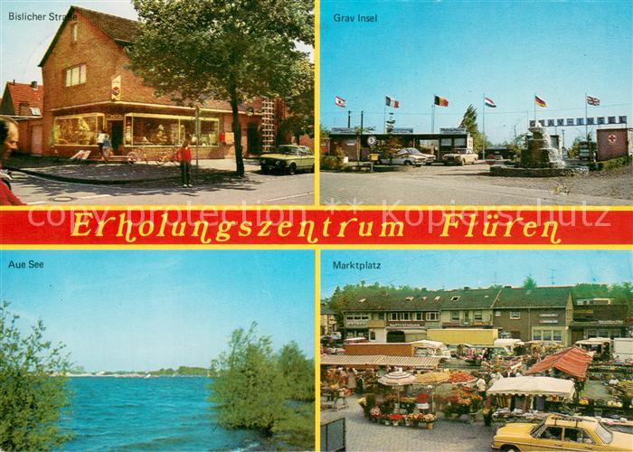 Flueren Erholungszentrum Flueren Bislicher Strasse Grav Insel Aue See Marktplatz