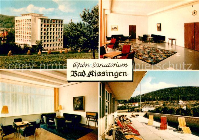 Bad Kissingen Rhoen Sanatorium Halle Terrasse