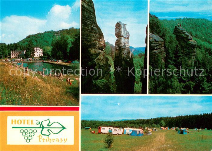 Cesky Raj Frydstejn Hotel Prihrazy s koupalistem Skalni utvar Barberina Skalni u