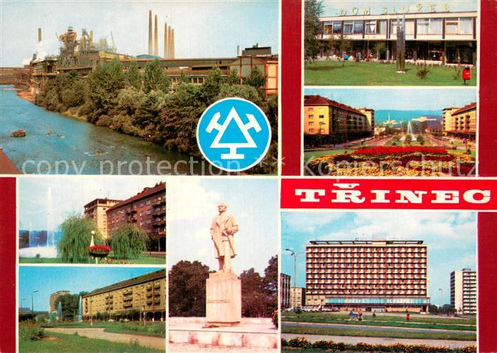 Trinec CZ Trinecke zelezarny VRSR Dum sluzeb Nemesti Lidovych milic Park Celkovy