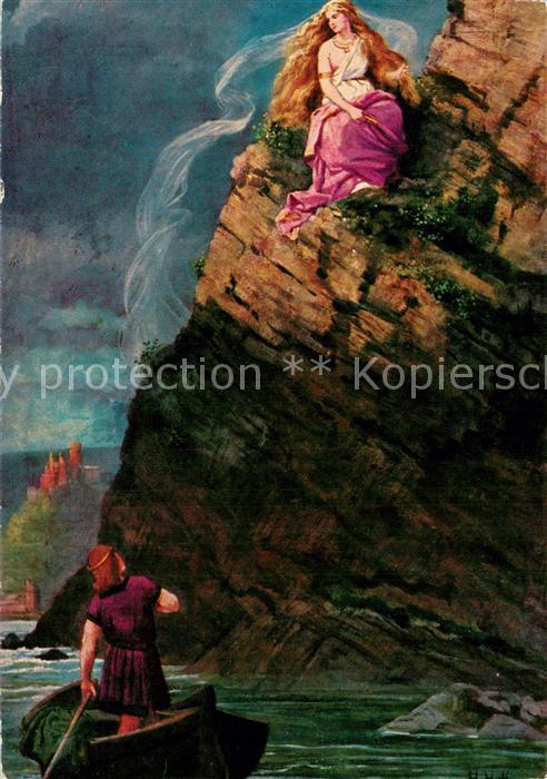 St Goarshausen Die Loreley mit Liedtext