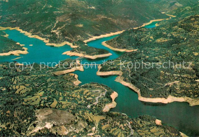 Gerez Portugal Pontes e Barragem do Rio Caldo Vue aerienne