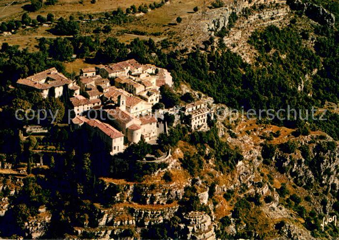 Gourdon 06 Alpes-Maritimes La Sarrazine Vue generale aerienne Village perche a l