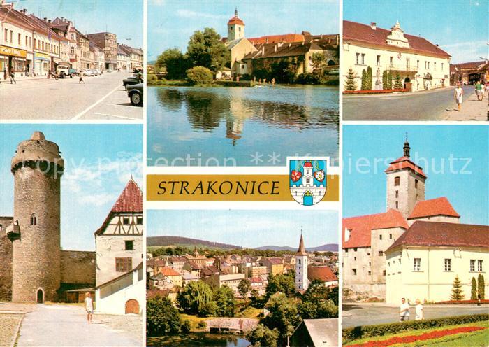 Strakonice Strakonitz Orts und Teilansichten