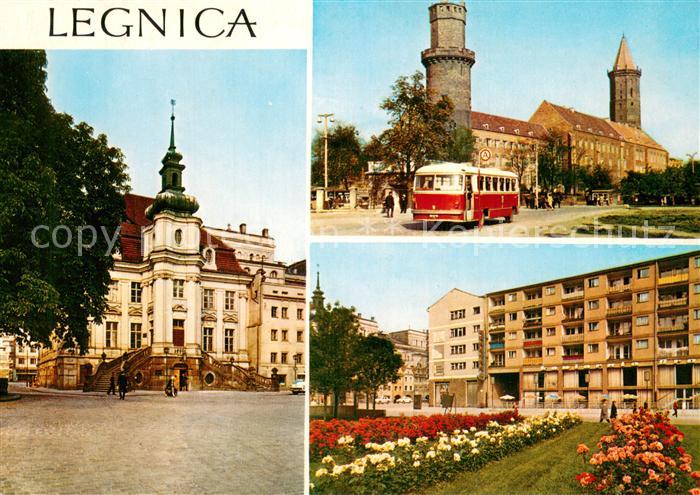 Legnica Liegnitz Ratusz obecnie Miejski Dom Kultury Zamek piastowski Ulica Rosen