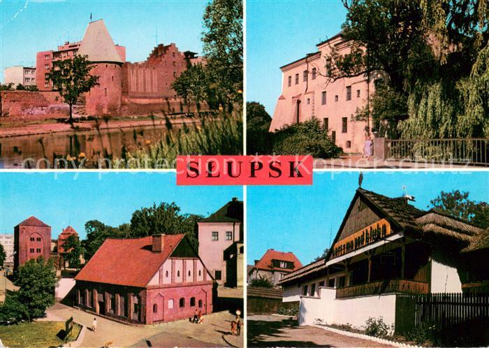 Slupsk Stolp PL Baszta Czarownic Zamek ksiazat pomorskich Mlyn Zamkowy i gotycka