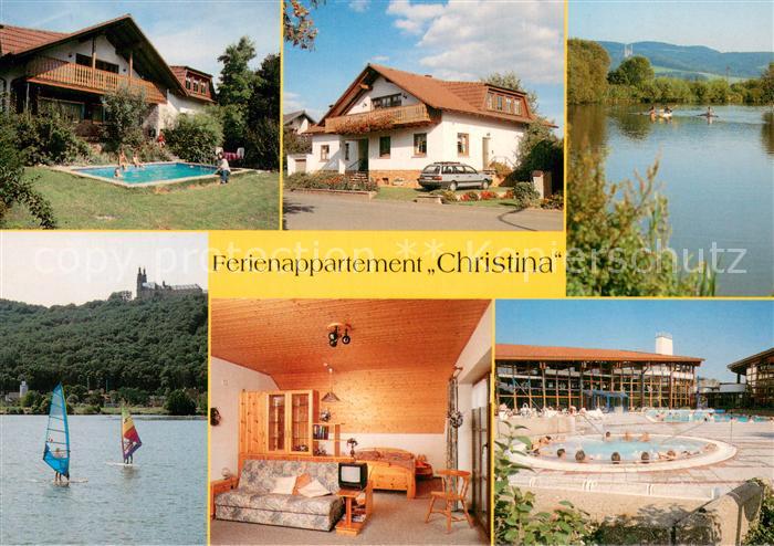 Vierzehnheiligen Ferienappartement Christina Mainpartie Baggersee mit Kloster Ba