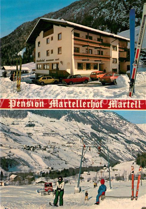 Martell  IT Gasthof Pension Martellerhof Sessellift