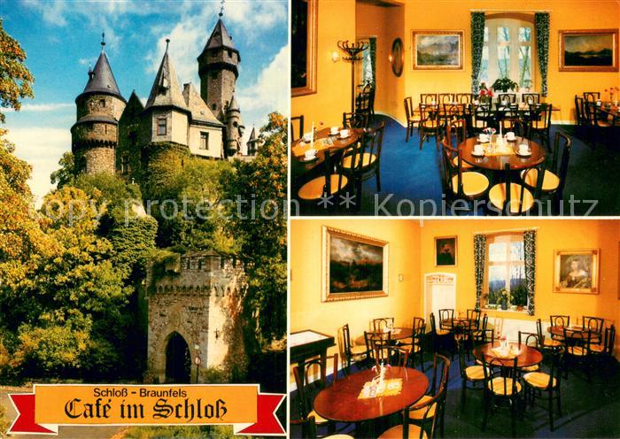 Braunfels Schloss Braunfels Cafe im Schloss