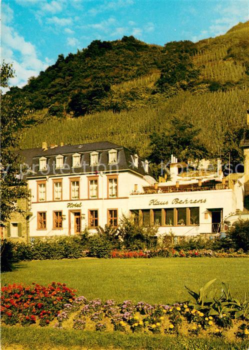 BERNKASTEL-KUES Berncastel Rheinland-Pfalz Terrassen Hotel Haus Behrens