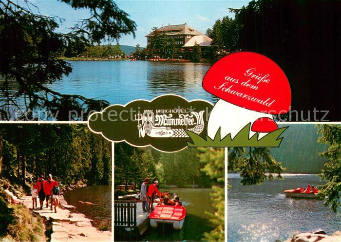 Mummelsee Seepartie Uferweg Tretboote