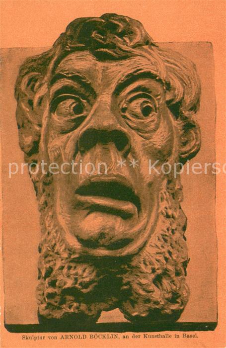 Boecklin Arnold Boecklin Skulptur vo Arnold Boecklin Kunsthalle Basel