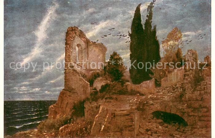 Boecklin Arnold Boecklin Nr.7 Ruine am Meer