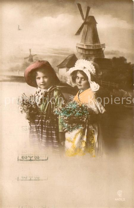 Foto GLCo Nr. Nr.4476/2 Mädchen mit Blumen