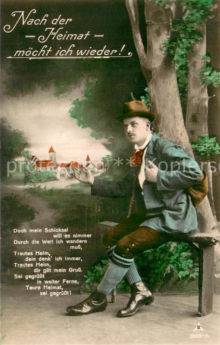 Foto PM Nr. Nr.3539-6 Nach der Heimat möcht ich wie