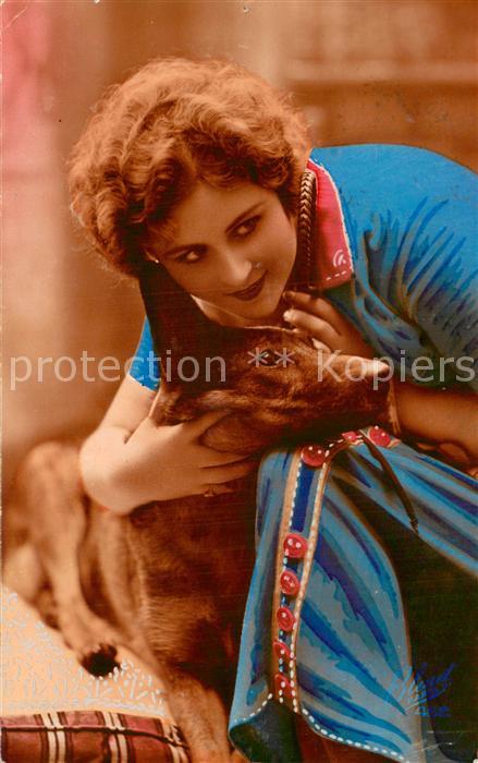 Foto Bleuet Paris Nr. Nr.452 Frau mit Hund