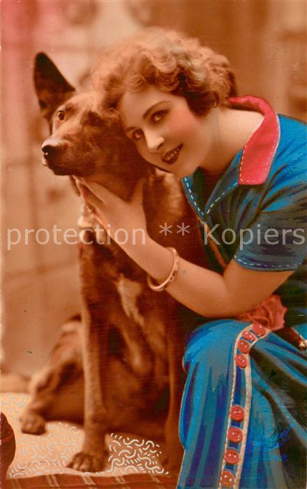 Foto Bleuet Paris Nr. Nr.452 Frau mit Hund
