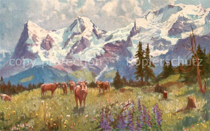Kutscha Paolo KFB No.57 Die Schweiz Eiger, Moench, Jungfrau