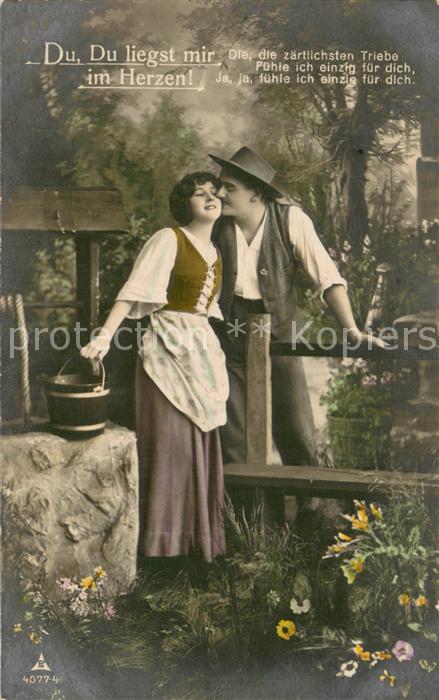Verlag PH Nr. Nr.4077/4 Du Du liegst mir im Herzel