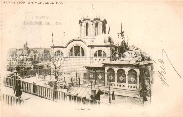 Exposition Universelle Paris 1900 La Serbie