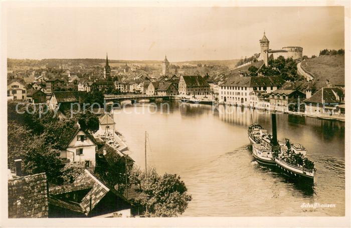 Dampfer Seitenrad Schaffhausen