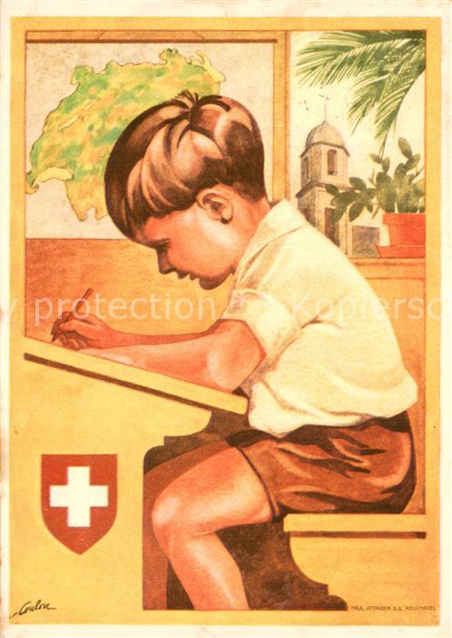 Bundesfeier Schweiz 1930 Fuer Beduerftige Schweizerschulen im Ausland