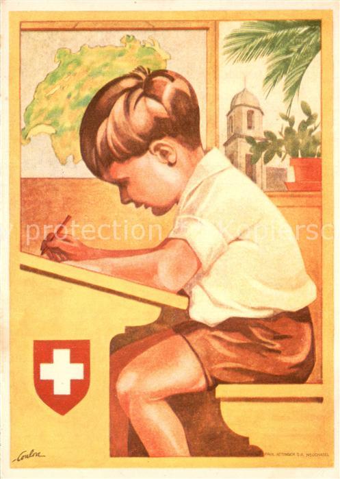 Bundesfeier Schweiz 1930 Fuer Beduerftige Schweizerschulen im Ausland