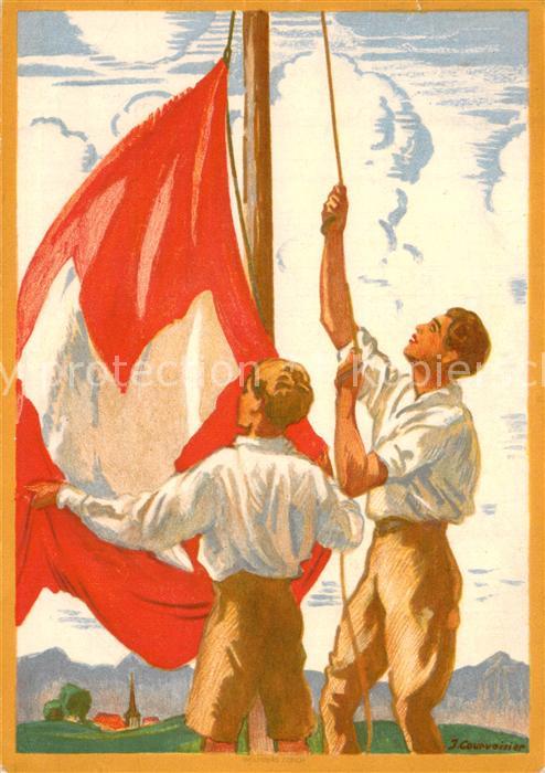 Bundesfeier Schweiz 1929  Für die Schweizerische Nazionalsp