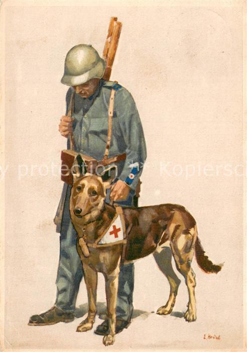 Schaeferhunde 1937  Fuer die Schweizerische Rote Kreuz