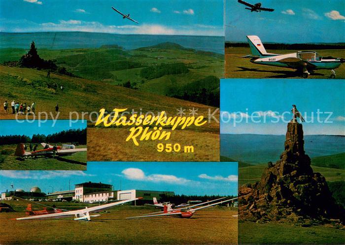 Segelflug Gliding Vol-Voile Vuolo-a-Vela Volo-a-Vela-- Wasserkuppe Rhoen 950m
