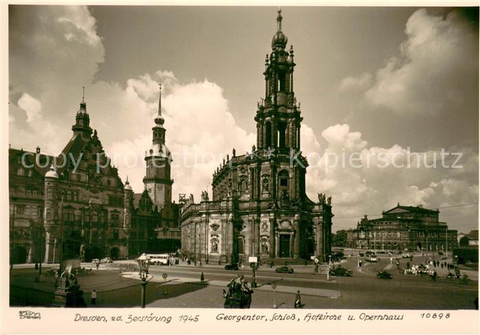 Foto Hahn Nr. NR.10898 Dresden und Zerstörung 1945 Ge