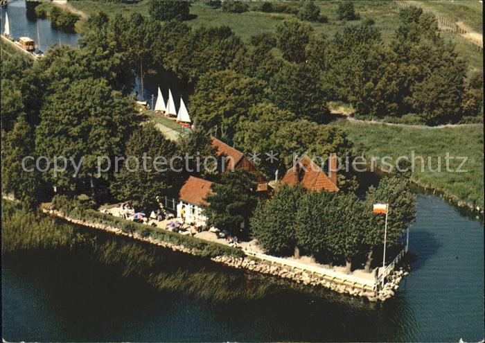 Gross Groenau Fliegeraufnahme Faehrhaus Rothenhusen