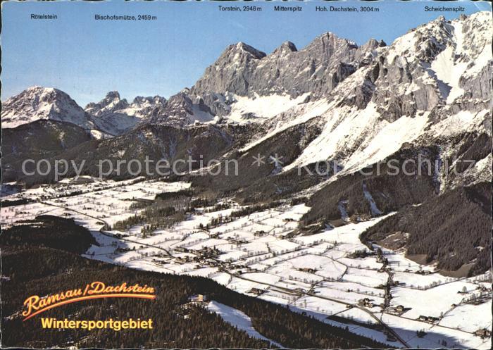 Ramsau Dachstein Steiermark Hochplateau Bischofsmuetze Rotelstein