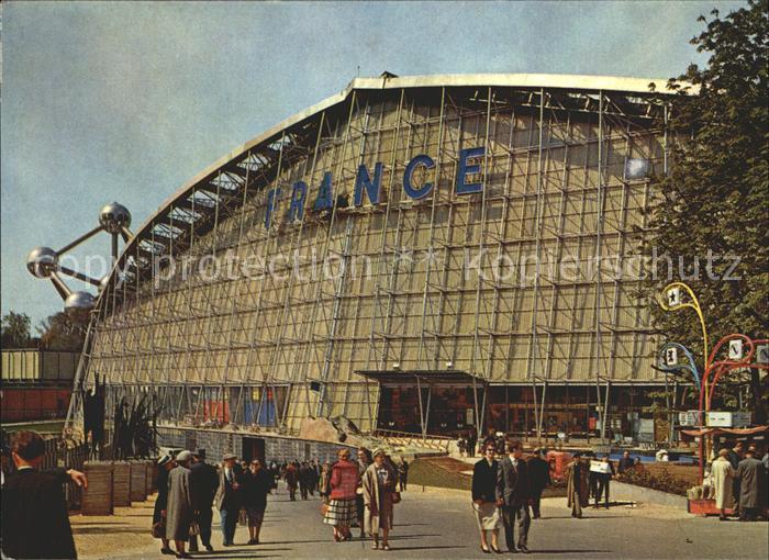 Bruxelles Bruessel Exposition Universelle Pavillon Frankreich