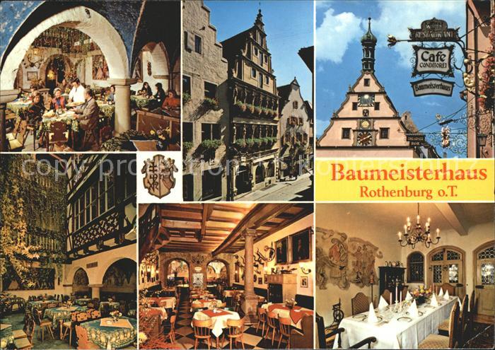 Rothenburg Tauber Baumeisterhaus Cafe