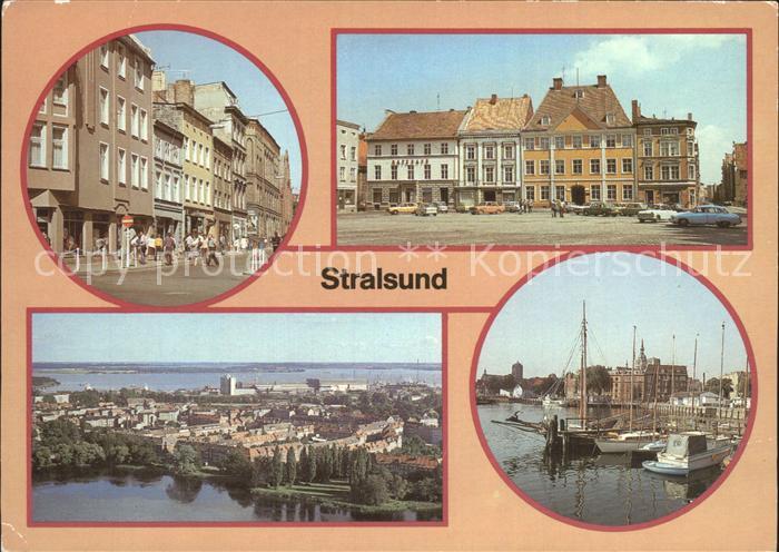 Stralsund Mecklenburg Vorpommern Alte Markt Hafen Franken Werft Drigge