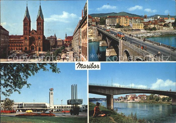 Maribor Marburg Drau Bruecke Muenster