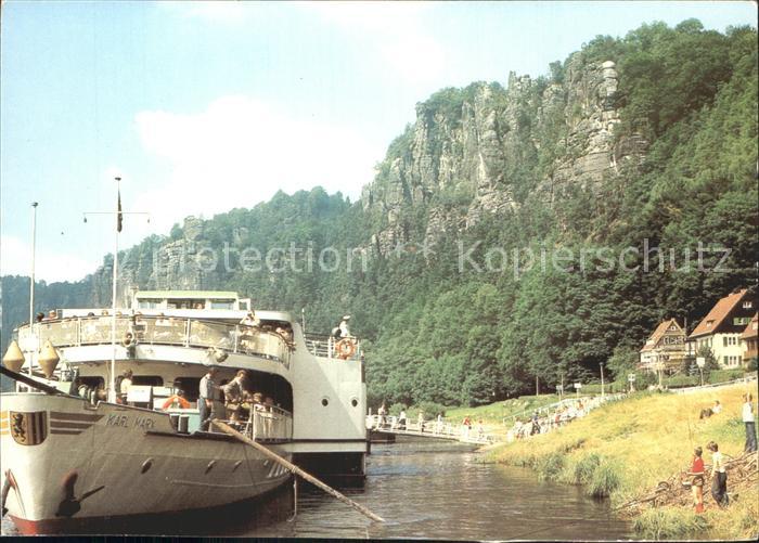 Rathen Saechsische Schweiz Anlegestelle