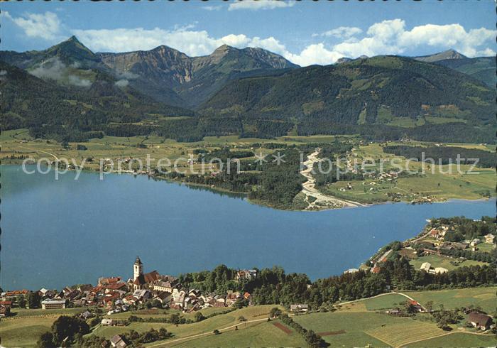 St Wolfgang Wolfgangsee Zinkenbach Fliegeraufnahme