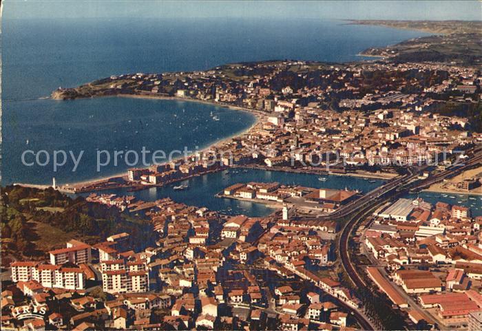 Saint-Jean-de-Luz Fliegeraufnahme Ciboure