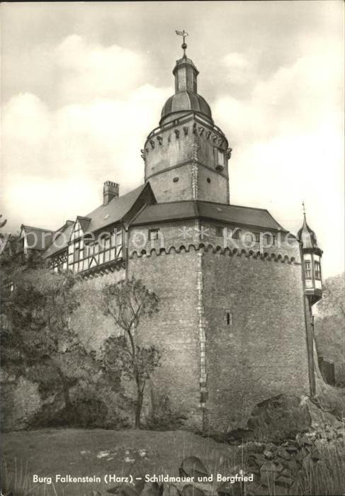 Falkenstein Harz Burg Schildmauer Bergfried